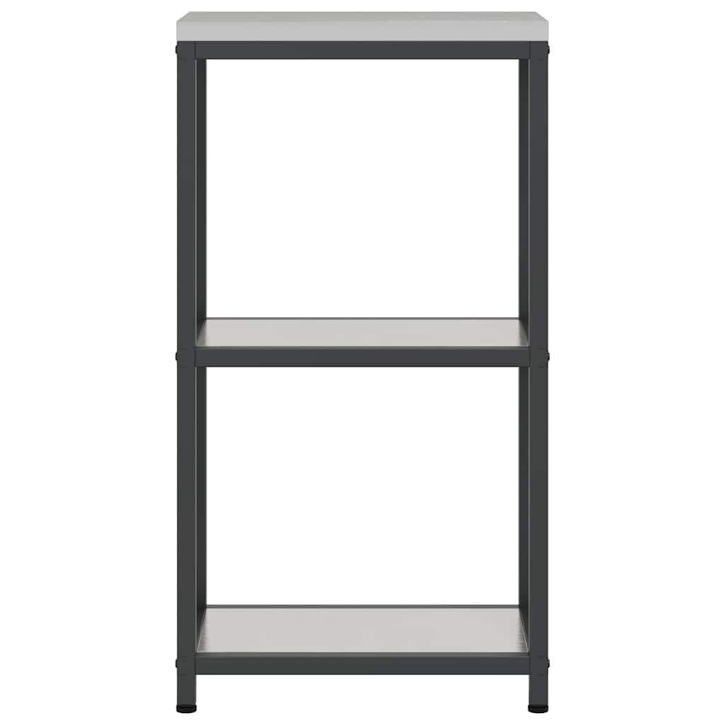 Kitchen Storage Shelf with Shelf Silver Stainless steel