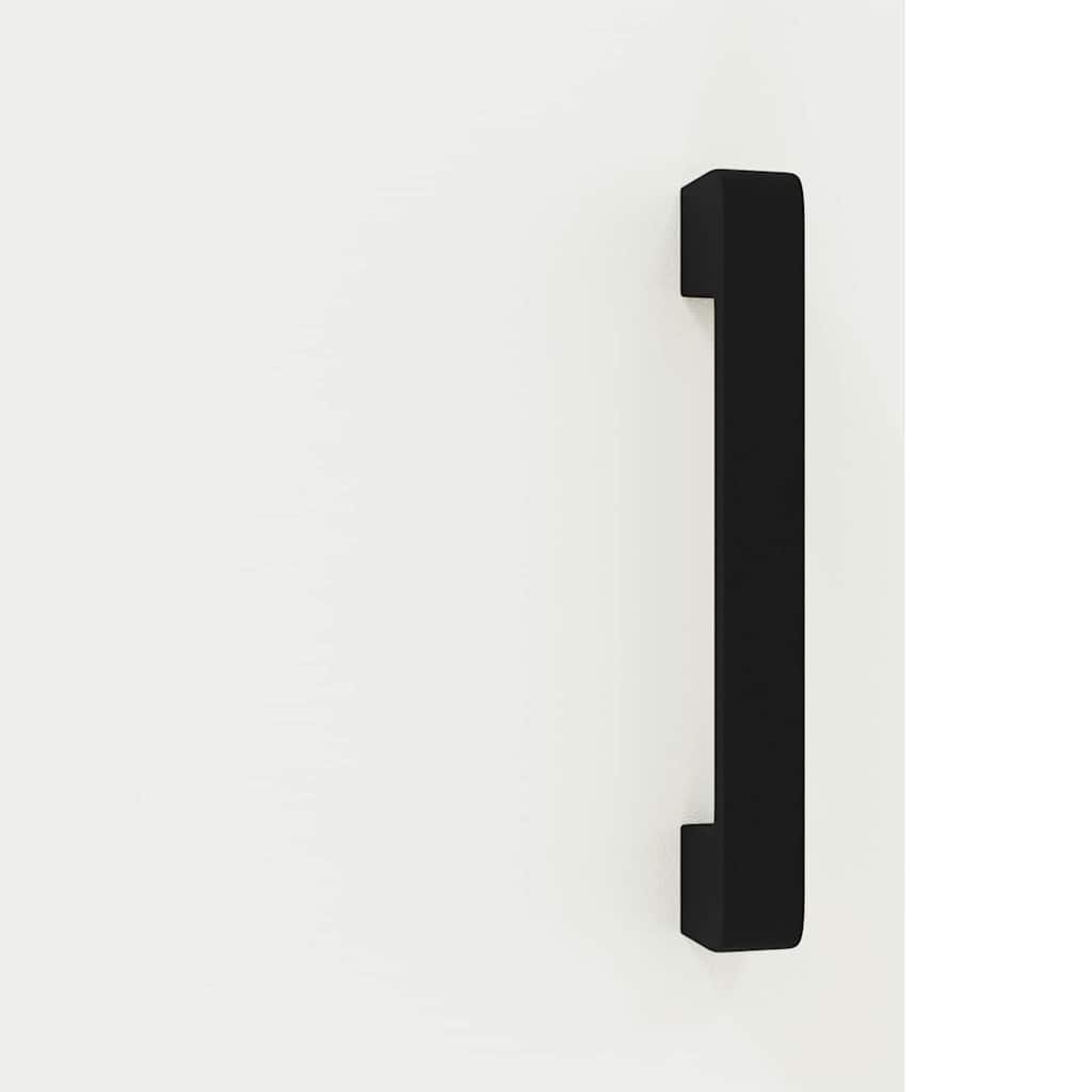 Kitchen Storage Cabinet with Shelf with Storage White Steel