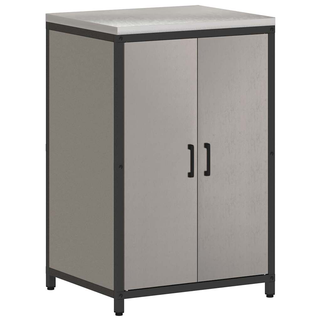 Kitchen Storage Cabinet with Drawer Rusty Weathering steel