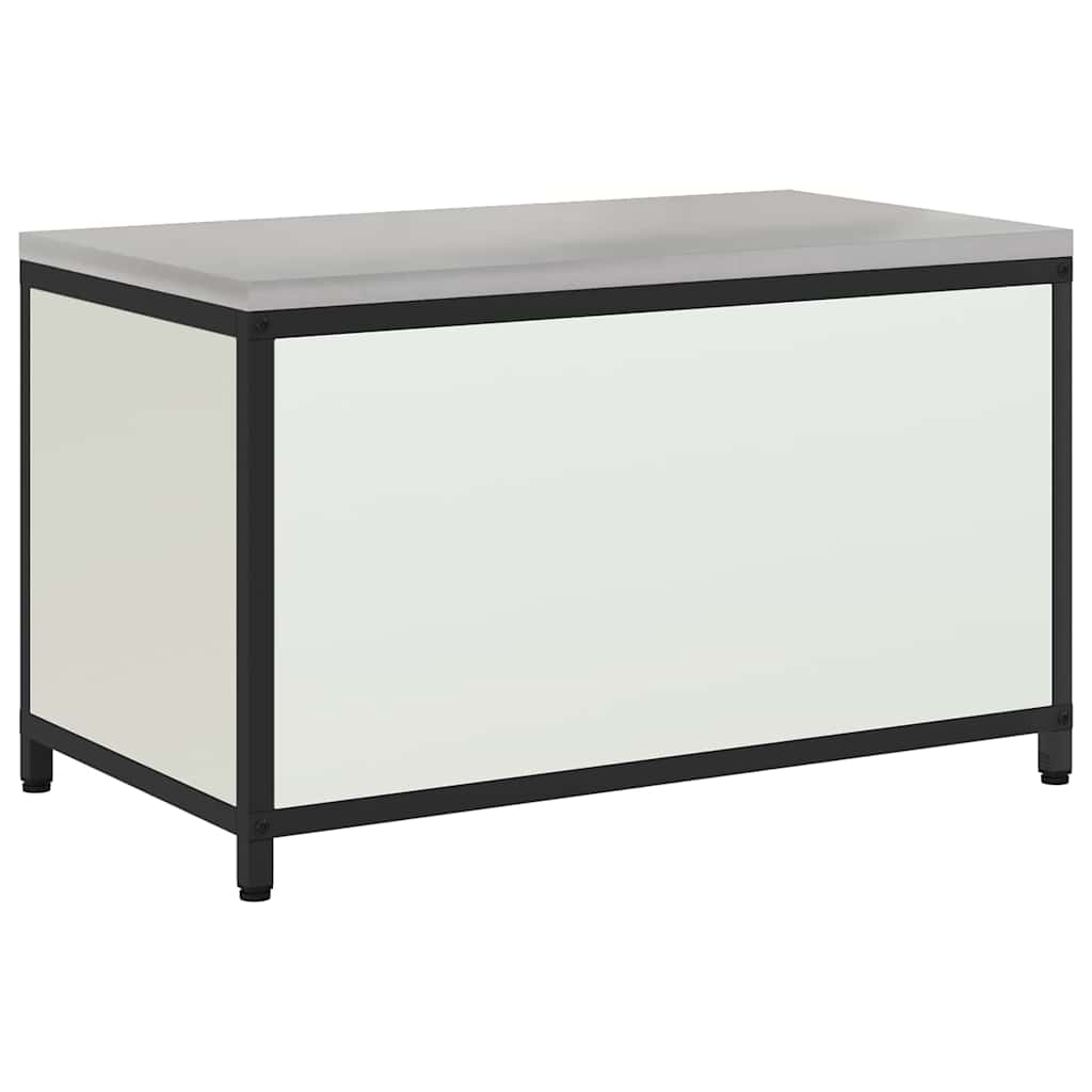 Kitchen Storage Cabinet with Drawer with Shelf White Steel
