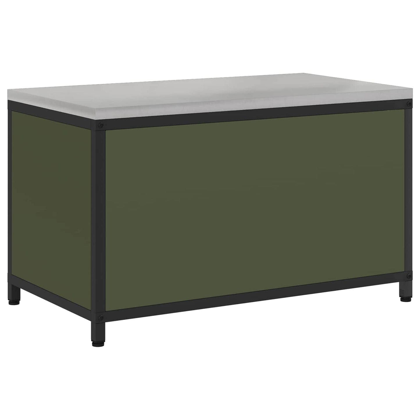 Kitchen Storage Cabinet HATTEM Olive Green 90 x 50 x 53 cm