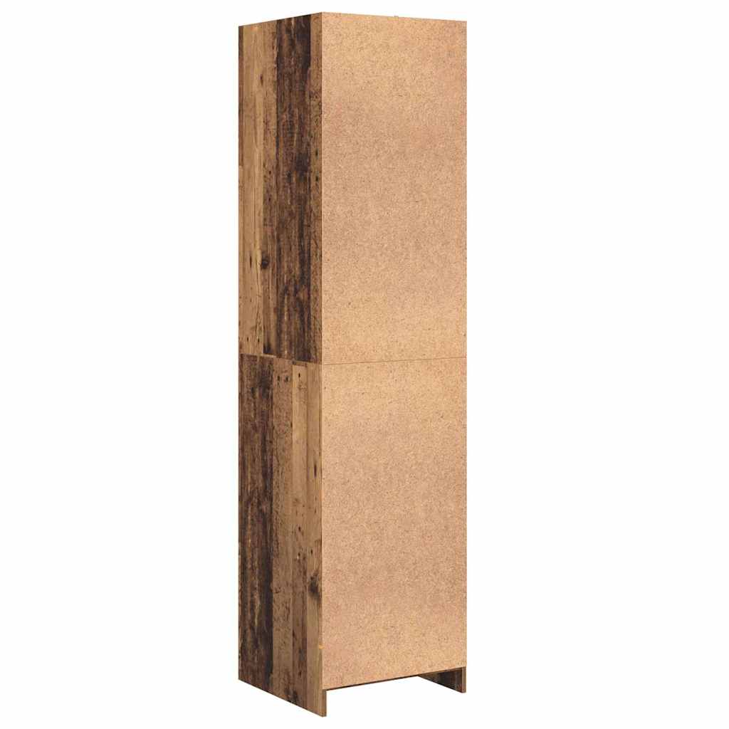 Wardrobe with Shelf with Storage Old wood Engineered wood