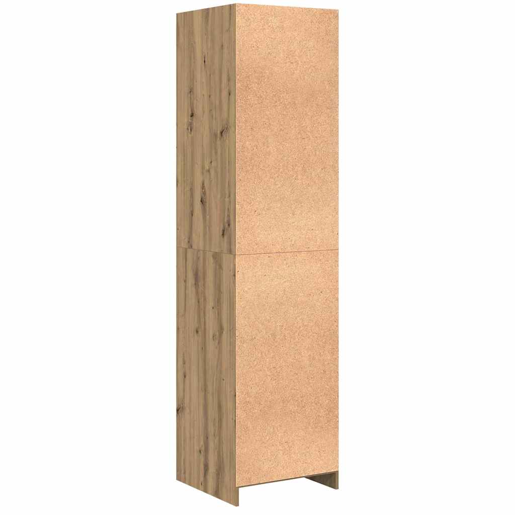Wardrobe with Shelf with Storage Artisan oak Engineered wood