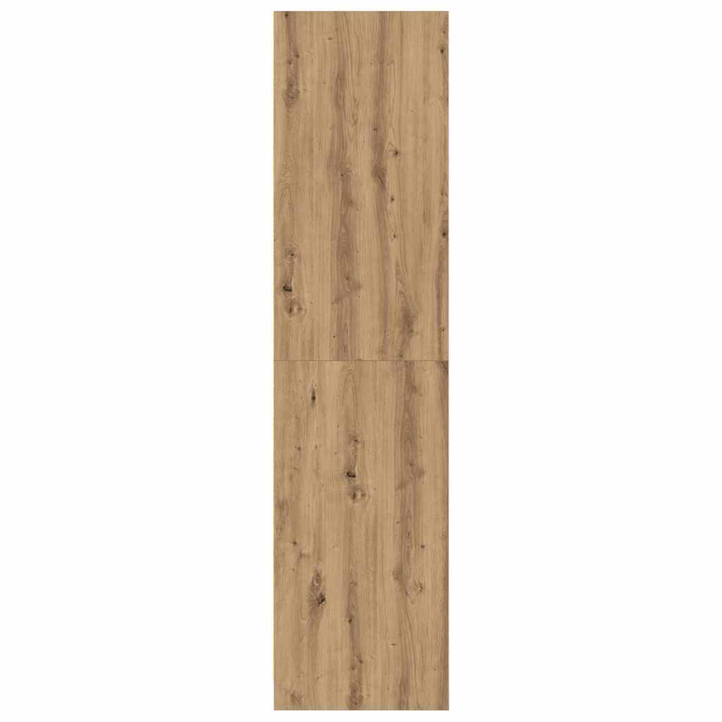 Wardrobe with Shelf with Storage Artisan oak Engineered wood