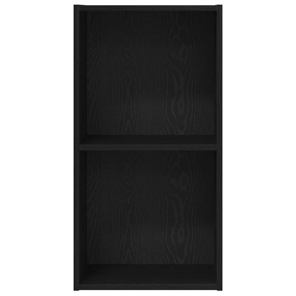 Bookcase Black oak 40 x 30 x 77 cm Engineered Wood