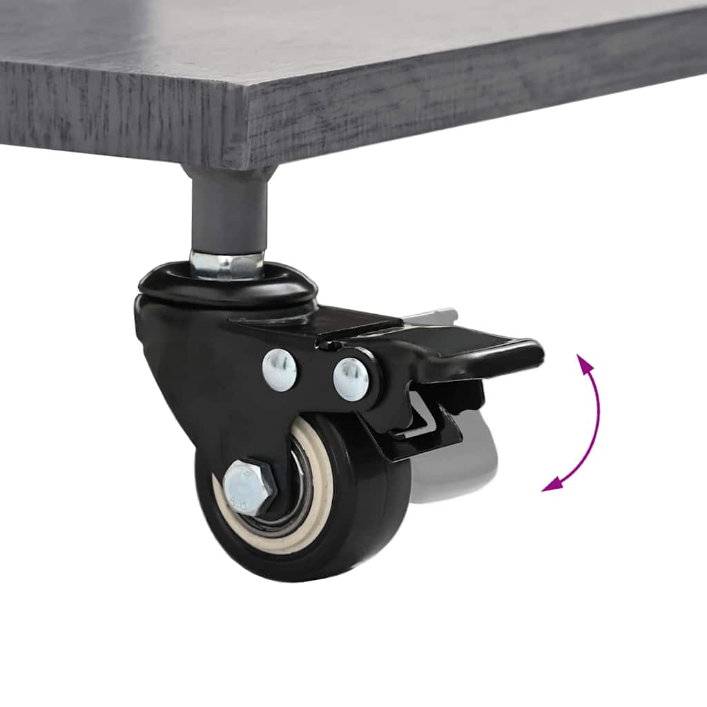 Parasol Base 26.75 kg Dark Grey Wood Look Square Adjustable