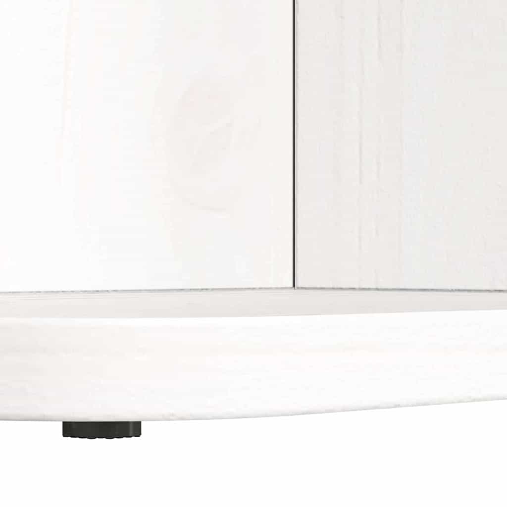 Coffee Table White 80 x 39.5 x 33.5 cm Solid pine wood