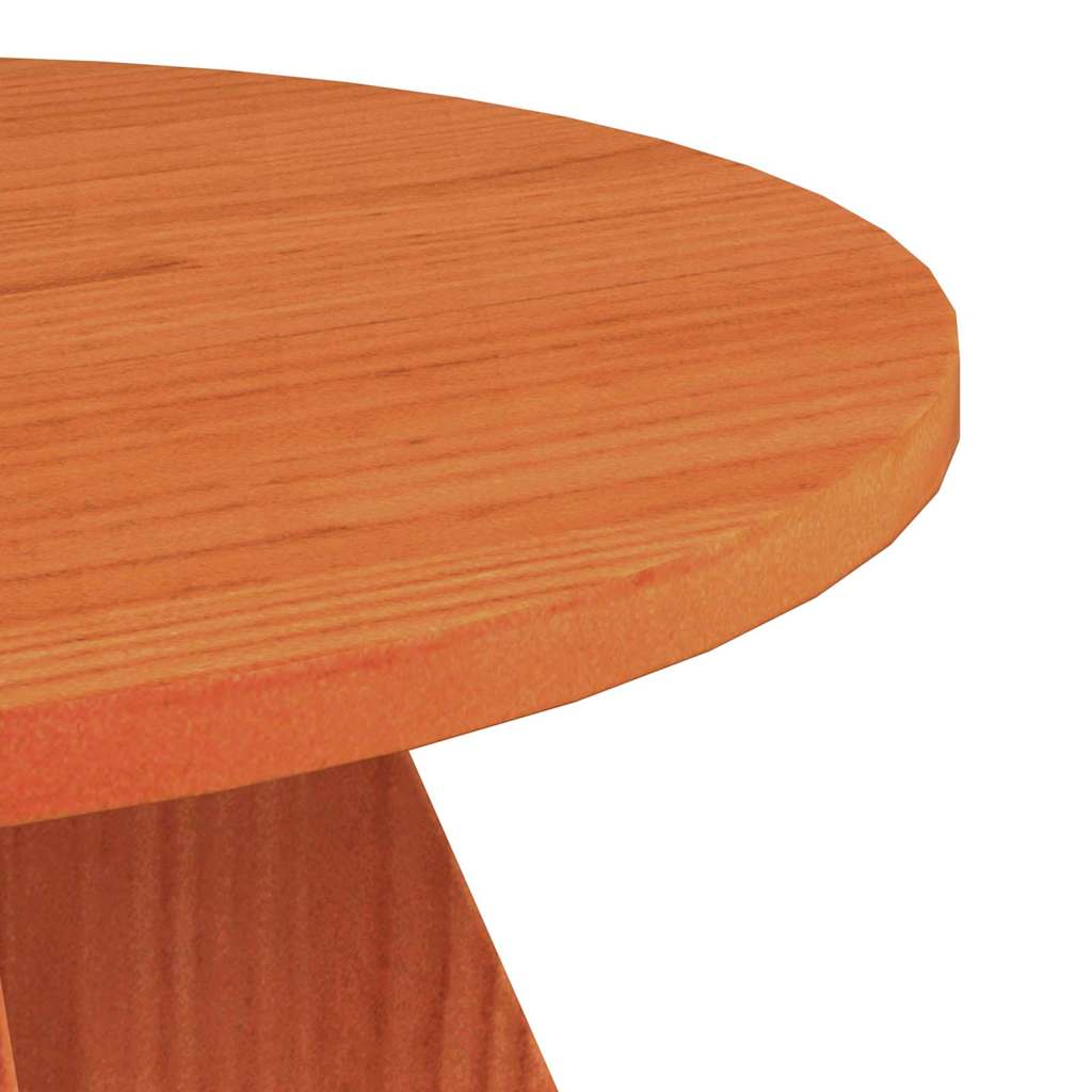 Coffee Table 3 pcs Wax brown 49 x 49 x 30 cm Solid pine wood