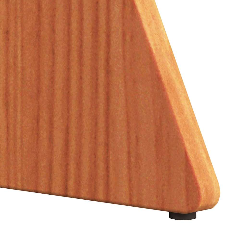 Coffee Table 3 pcs Wax brown 49 x 49 x 30 cm Solid pine wood