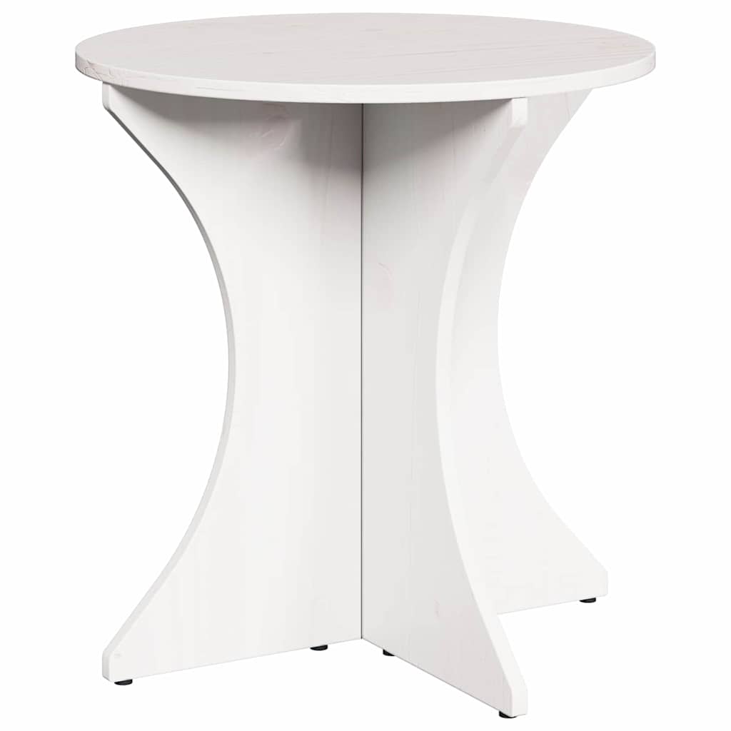 Coffee Table 3 pcs White 46 x 46 x 47 cm Solid pine wood