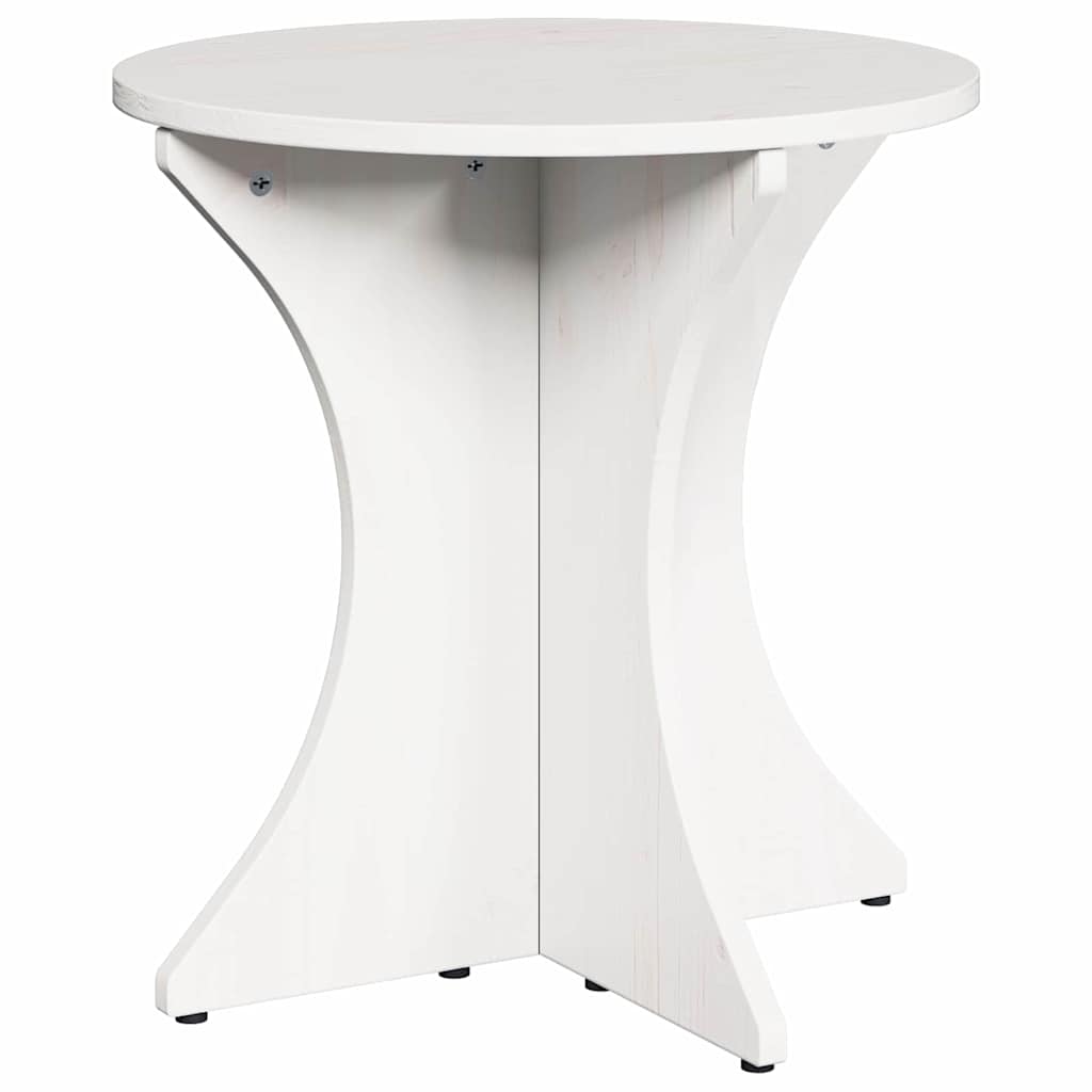 Coffee Table 3 pcs White 46 x 46 x 47 cm Solid pine wood
