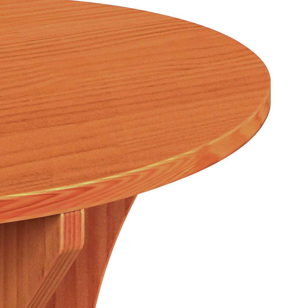Coffee Table 3 pcs Wax brown 46 x 46 x 47 cm Solid pine wood
