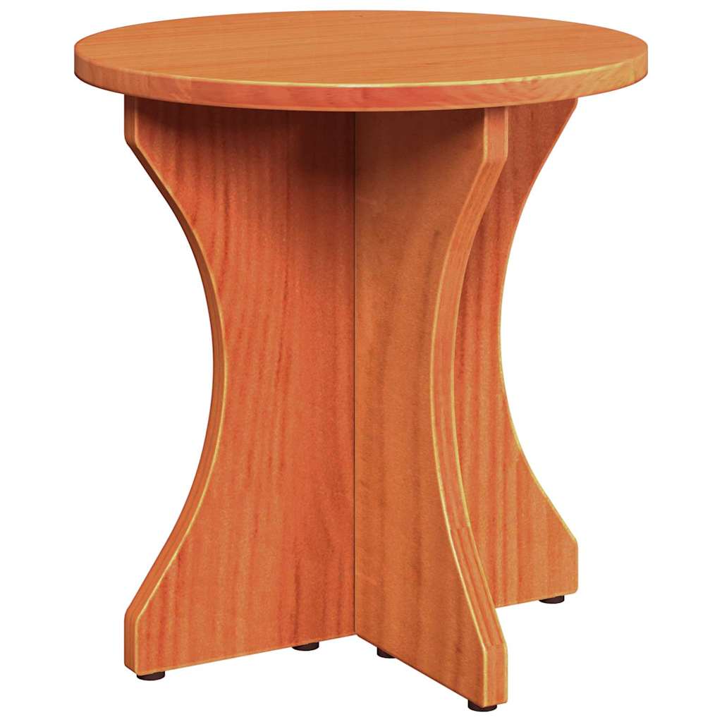 Coffee Table 3 pcs Wax brown 46 x 46 x 47 cm Solid pine wood