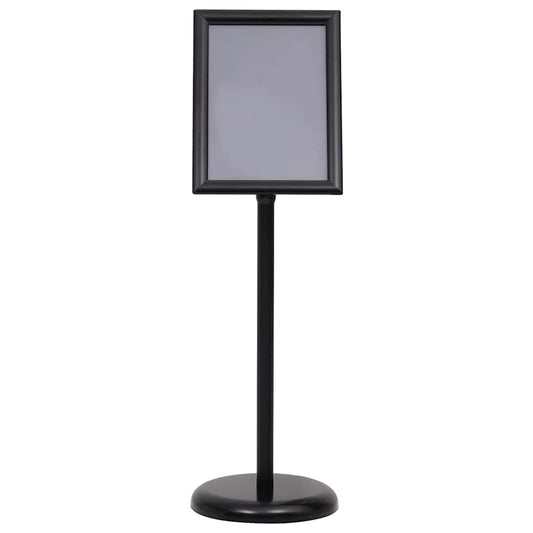Poster Stands 2 pcs 32.7 x 24 x 108 cm Aluminium Black