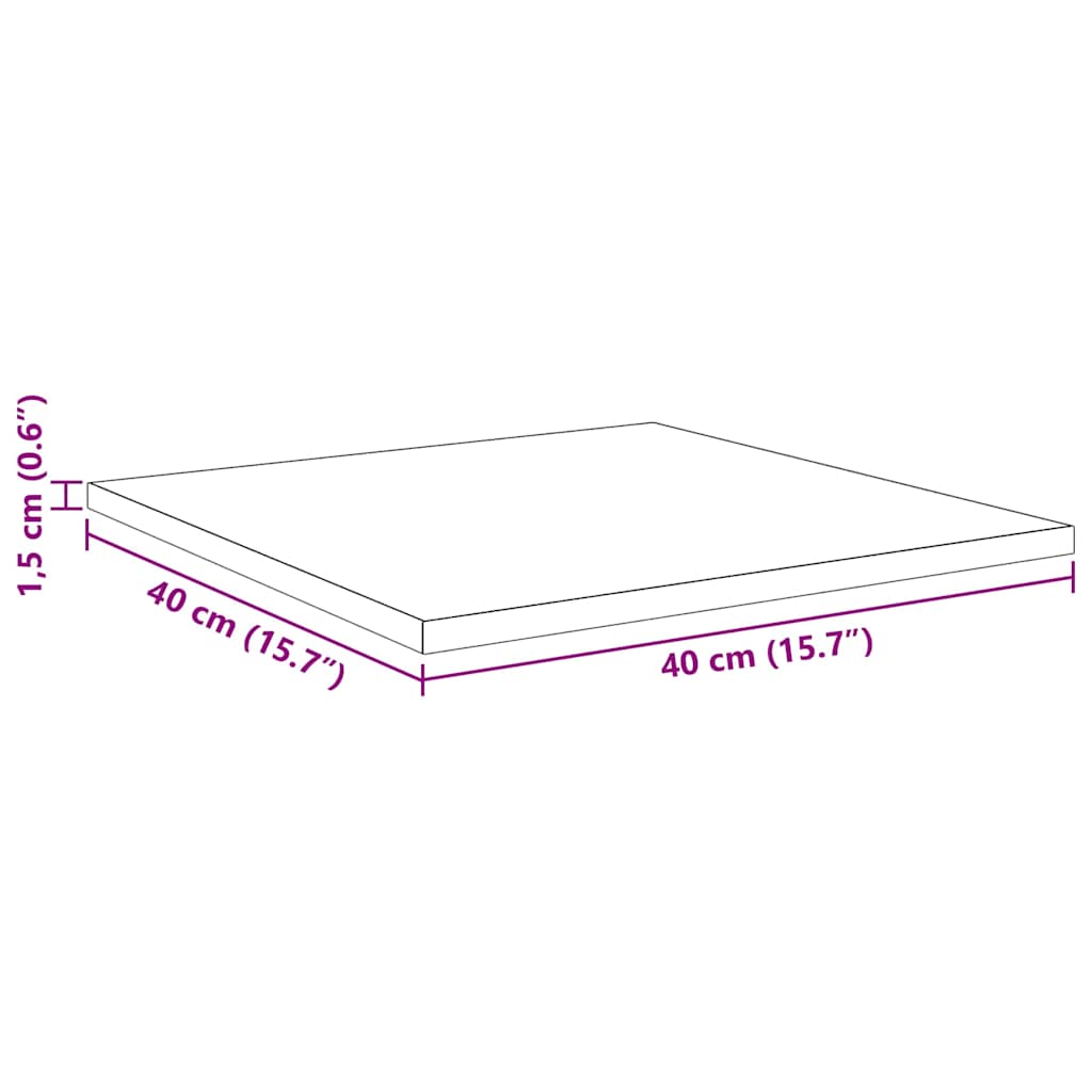 Bookshelf Board 3-Tier 4 pcs 40 x 40 x 1.5 cm Engineered Wood