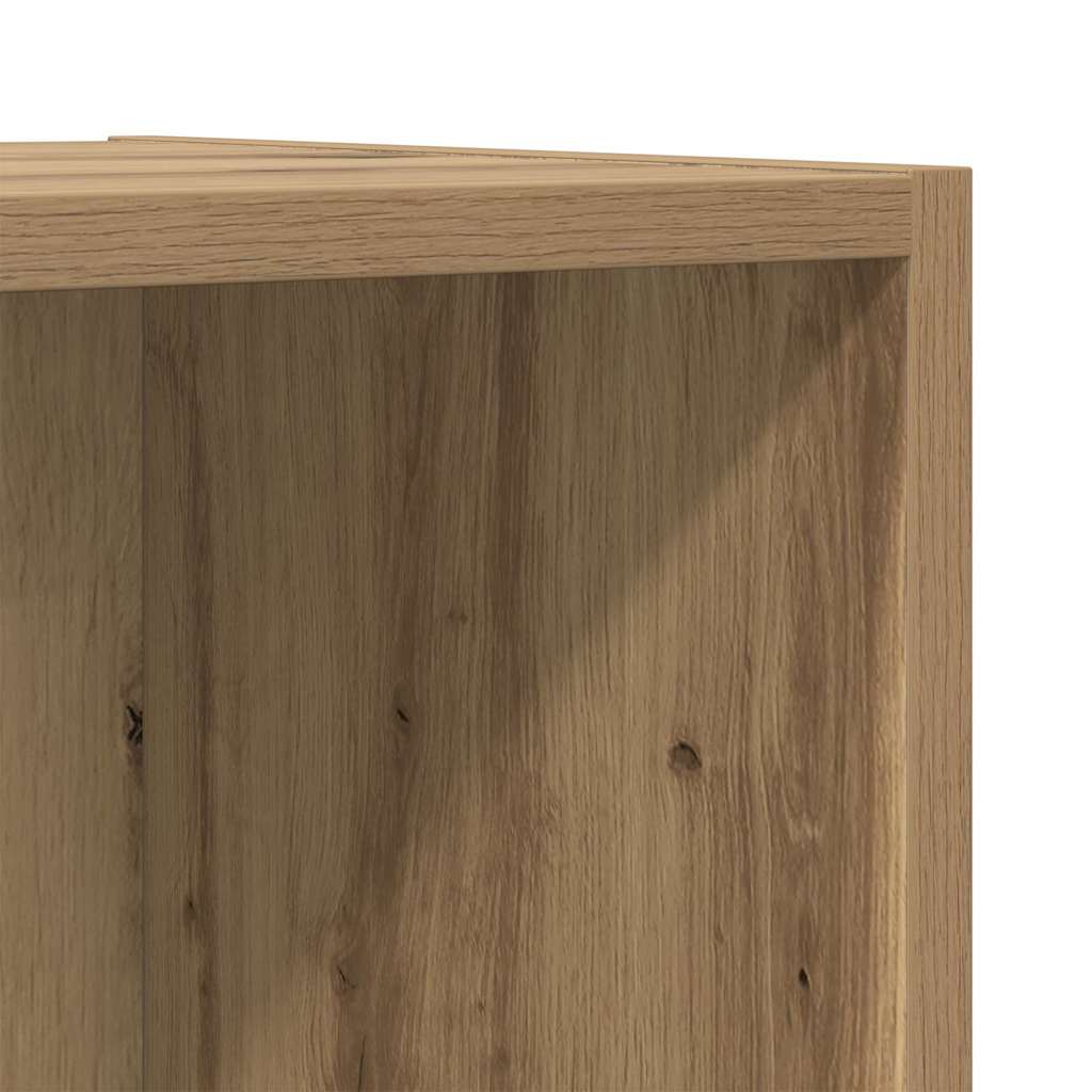 TV Cabinet Set 37 x 37 x 142.5 cm Artisan Oak Engineered Wood
