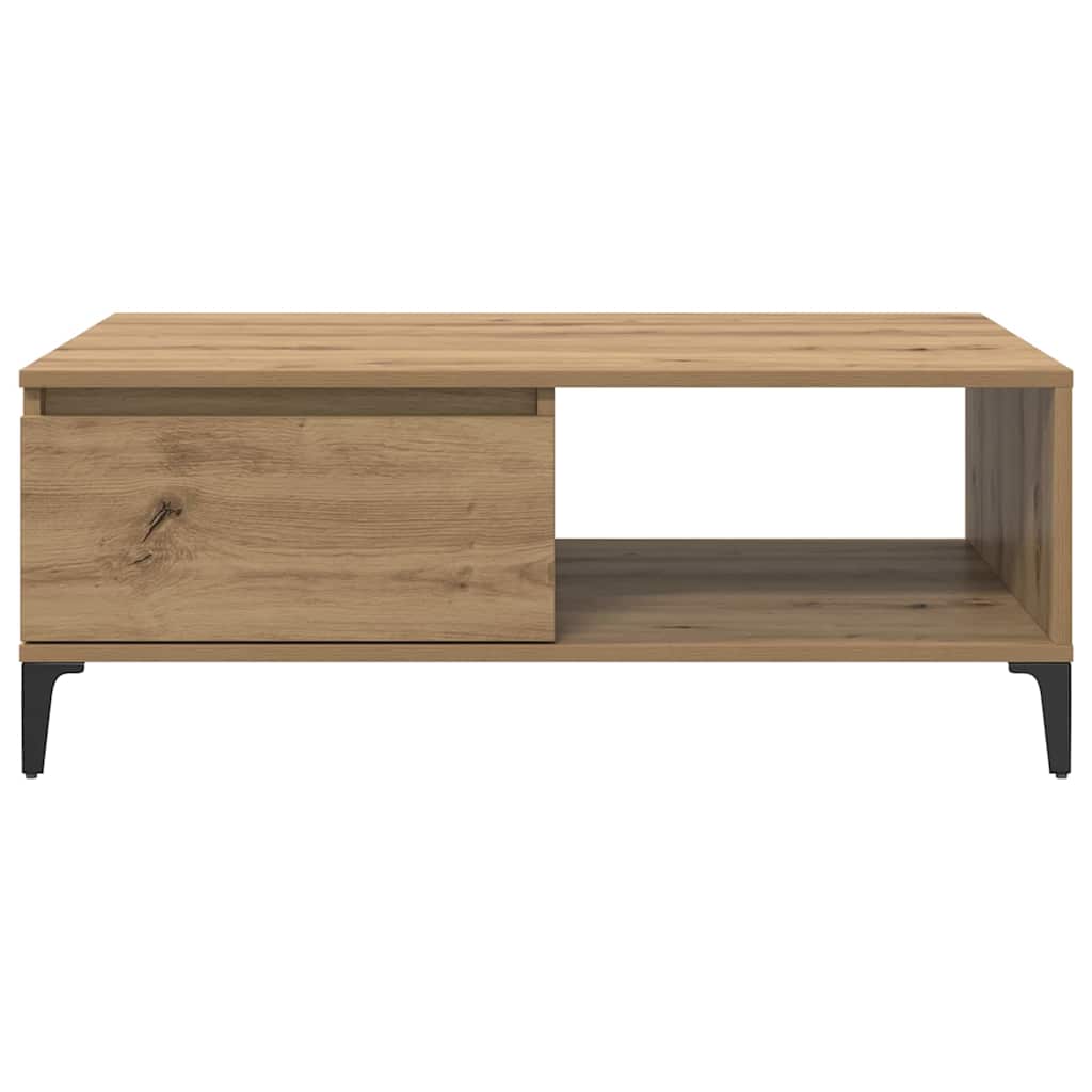 Coffee Table Artisan oak 90 x 60 x 35 cm Engineered wood