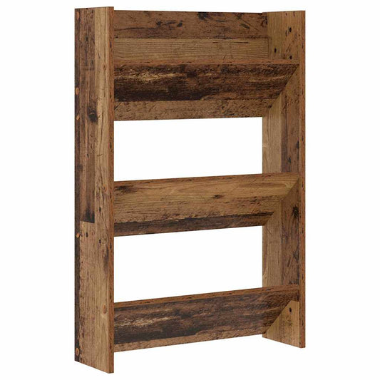Shoe Cabinet 60 x 18 x 90 cm Engineered Wood Old Wood