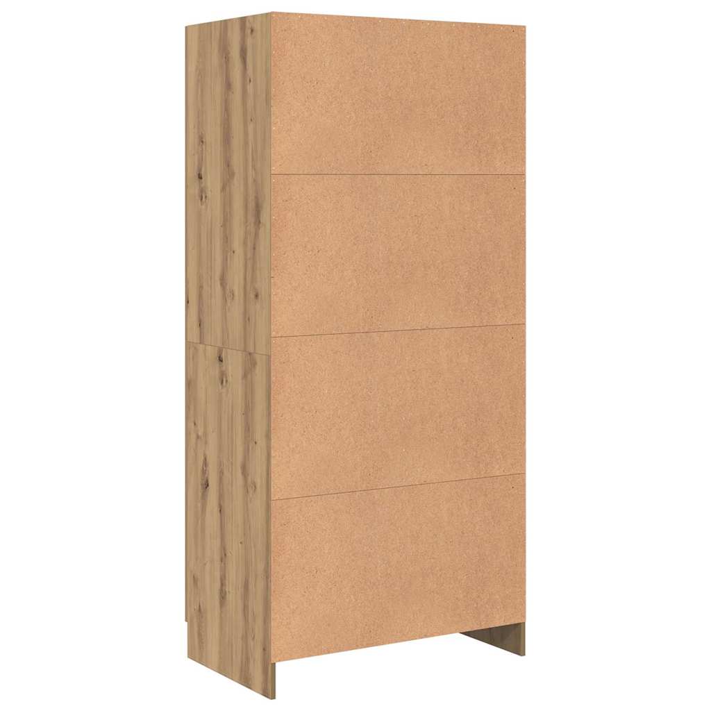 Wardrobe Artisian oak 82.5 x 51.5 x 180 cm Engineered Wood