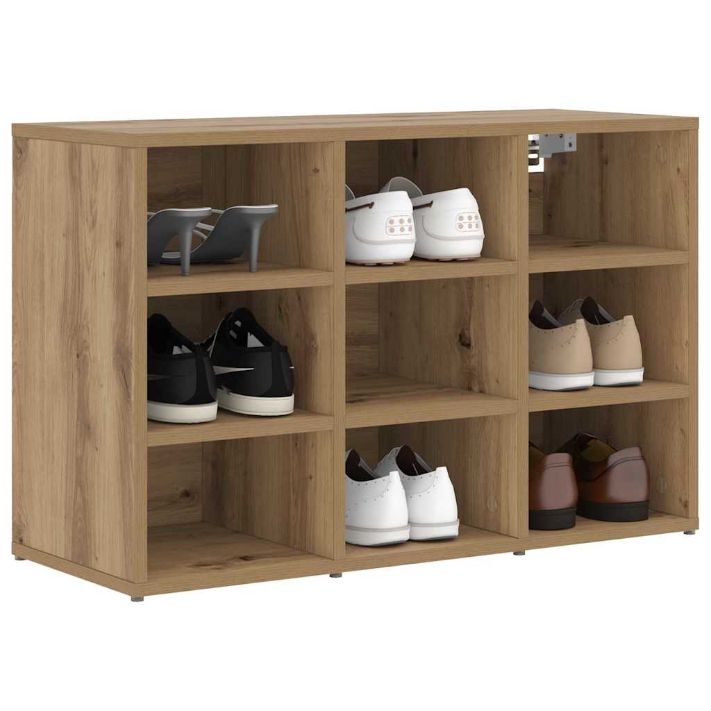 Shoe Cabinet Artisan oak 77.5 x 30 x 51 cm Engineered wood