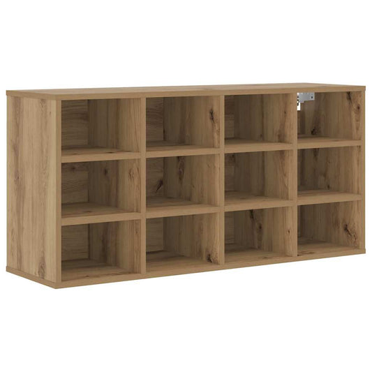 Shoe Cabinet 103 x 30 x 51 cm Engineered Wood Artisan Oak