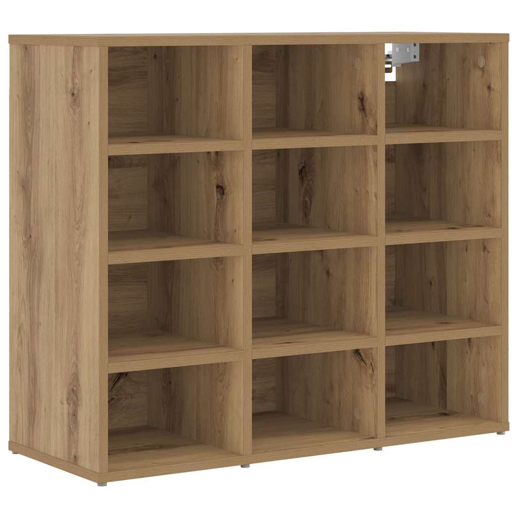 Shoe Cabinet Artisan oak 77.5 x 30 x 67 cm Engineered wood