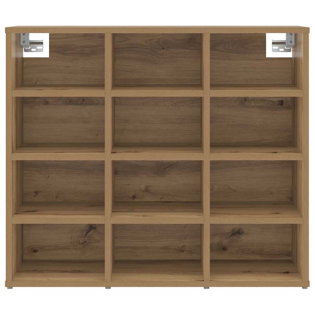 Shoe Cabinet Artisan oak 77.5 x 30 x 67 cm Engineered wood