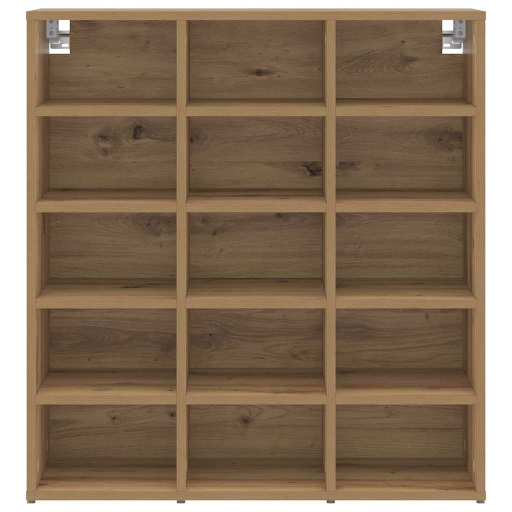 Shoe Cabinet Artisan oak 77.5 x 30 x 83.5 cm Engineered wood