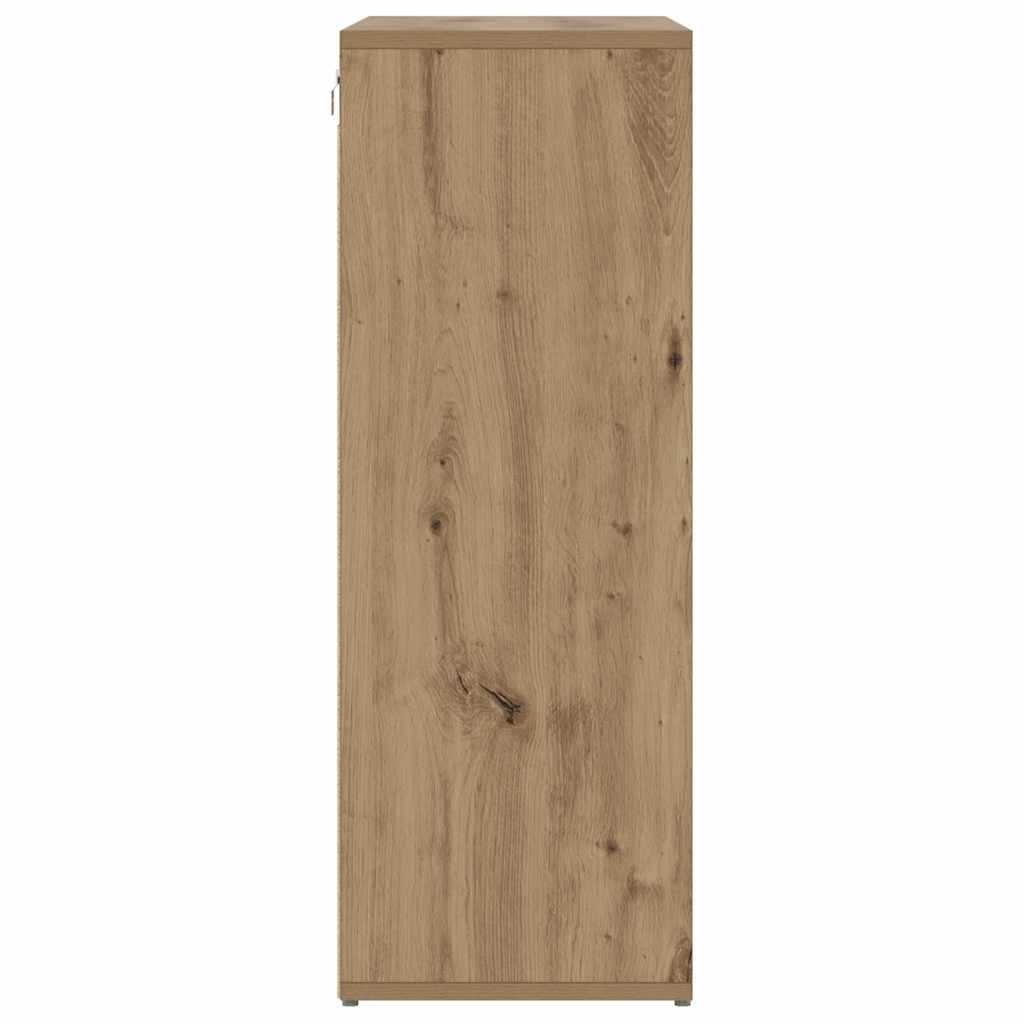 Shoe Cabinet Artisan oak 77.5 x 30 x 83.5 cm Engineered wood
