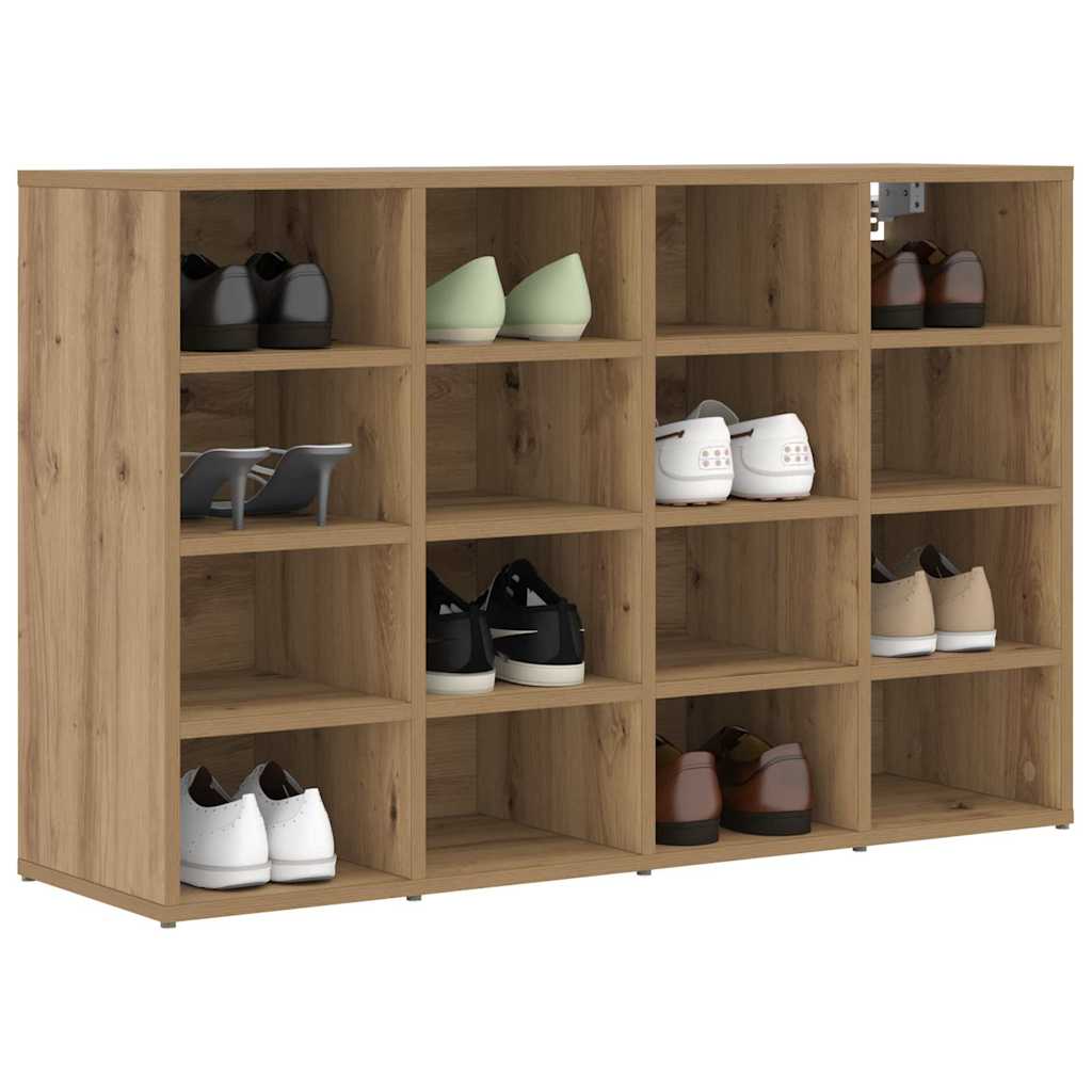 Shoe Cabinet Artisan oak 103 x 30 x 67 cm Engineered wood