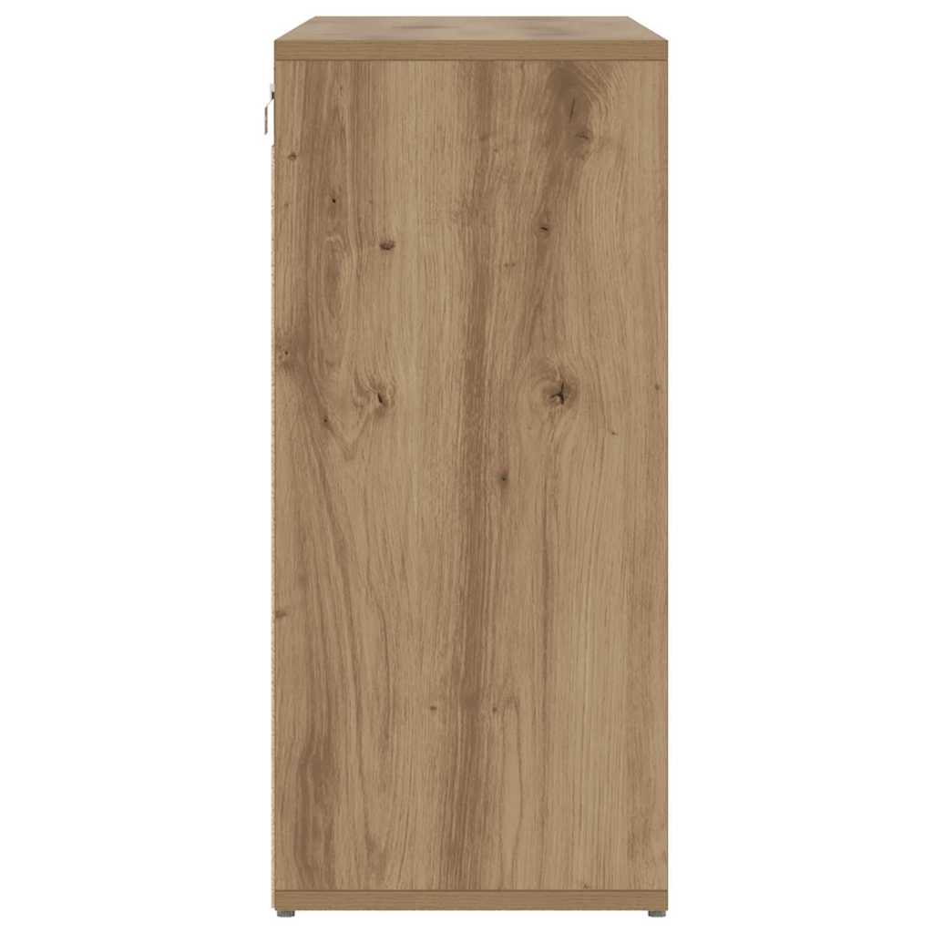 Shoe Cabinet Artisan oak 103 x 30 x 67 cm Engineered wood