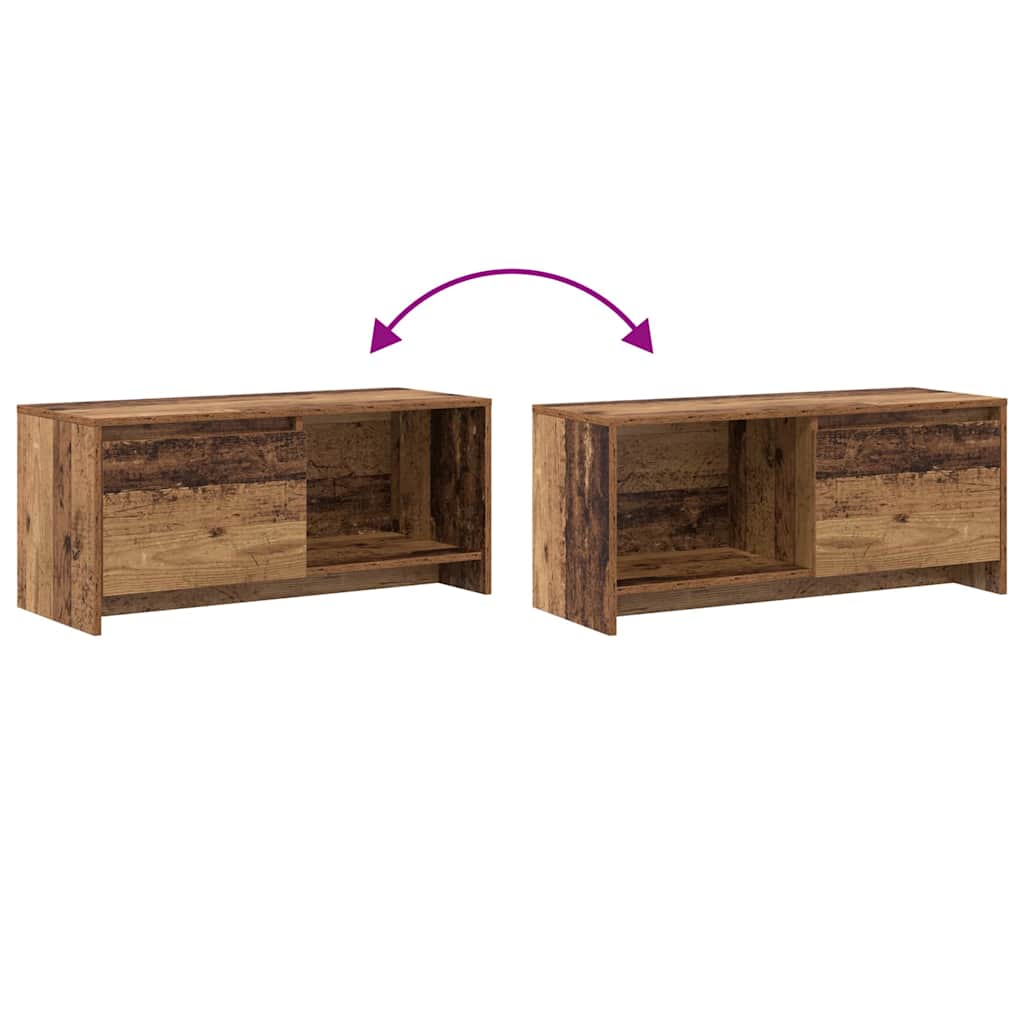 TV Cabinet Set 90 x 35 x 40 cm Old Wood Engineered Wood