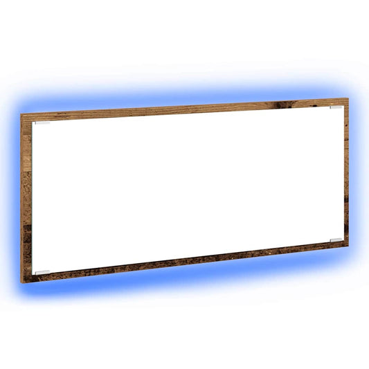 Mirror Old Wood 90 x 8.5 x 37 cm Engineered Wood
