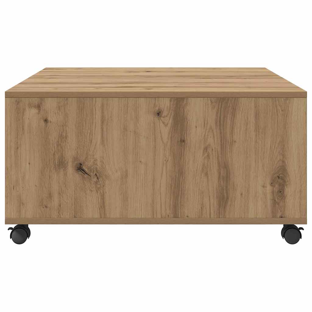 Coffee Table Artisan oak 75 x 75 x 38 cm Engineered wood