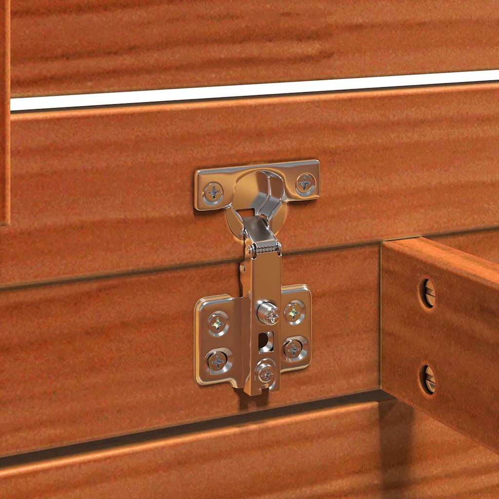 Storage Box Engineered wood 101 x 50.5 x 46.5 cm Wax Brown