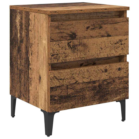 Bedside Cabinet Old Wood 40 x 35 x 50 cm Engineered Wood