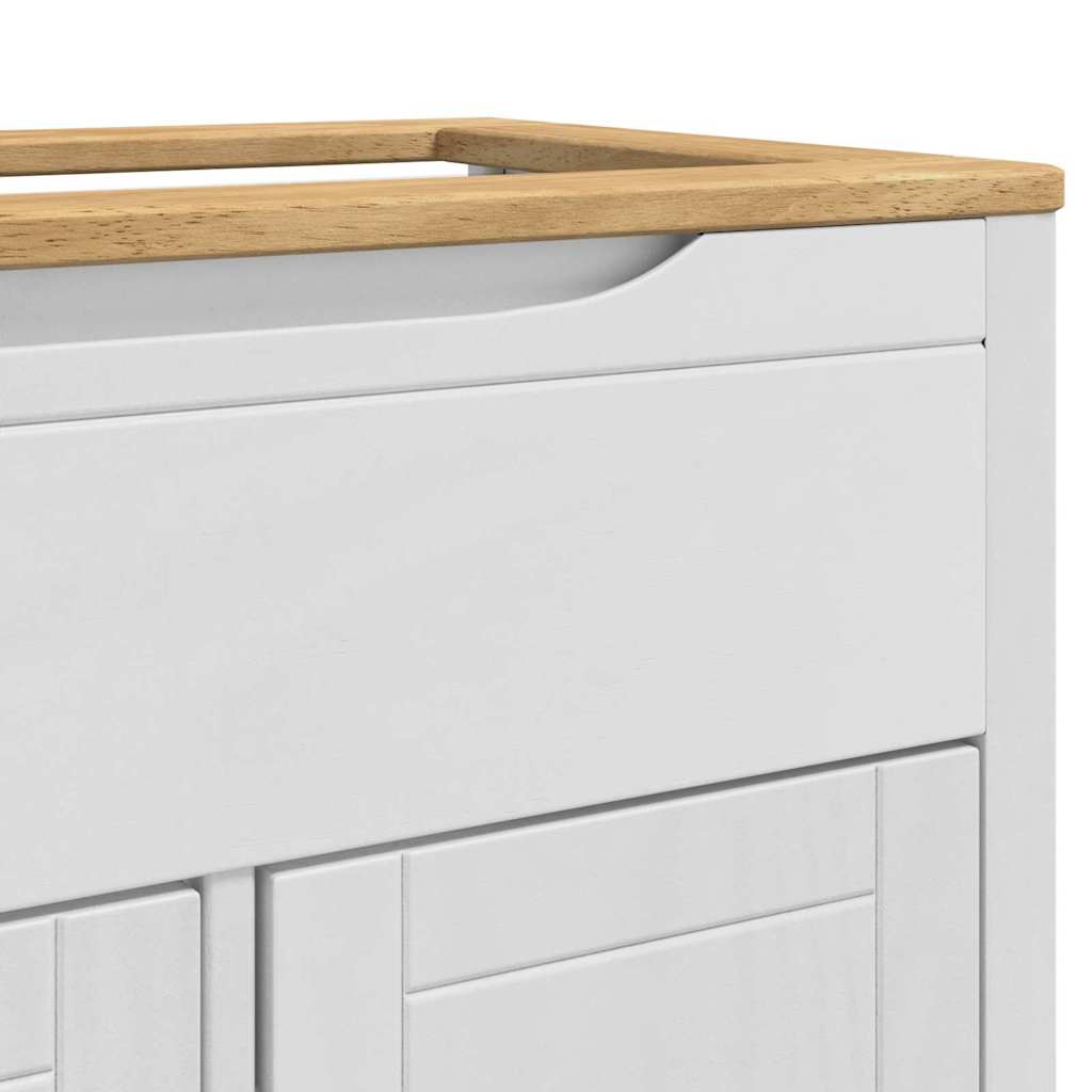 Bathroom Sink Cabinet FLORO White 60 x 40 x 80 cm