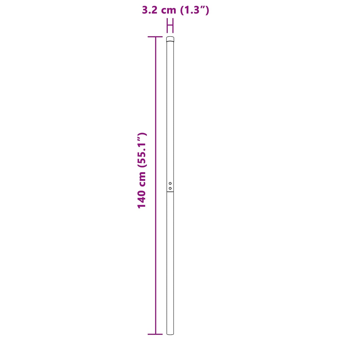 Fence Post 12 pcs Green Powder-coated steel