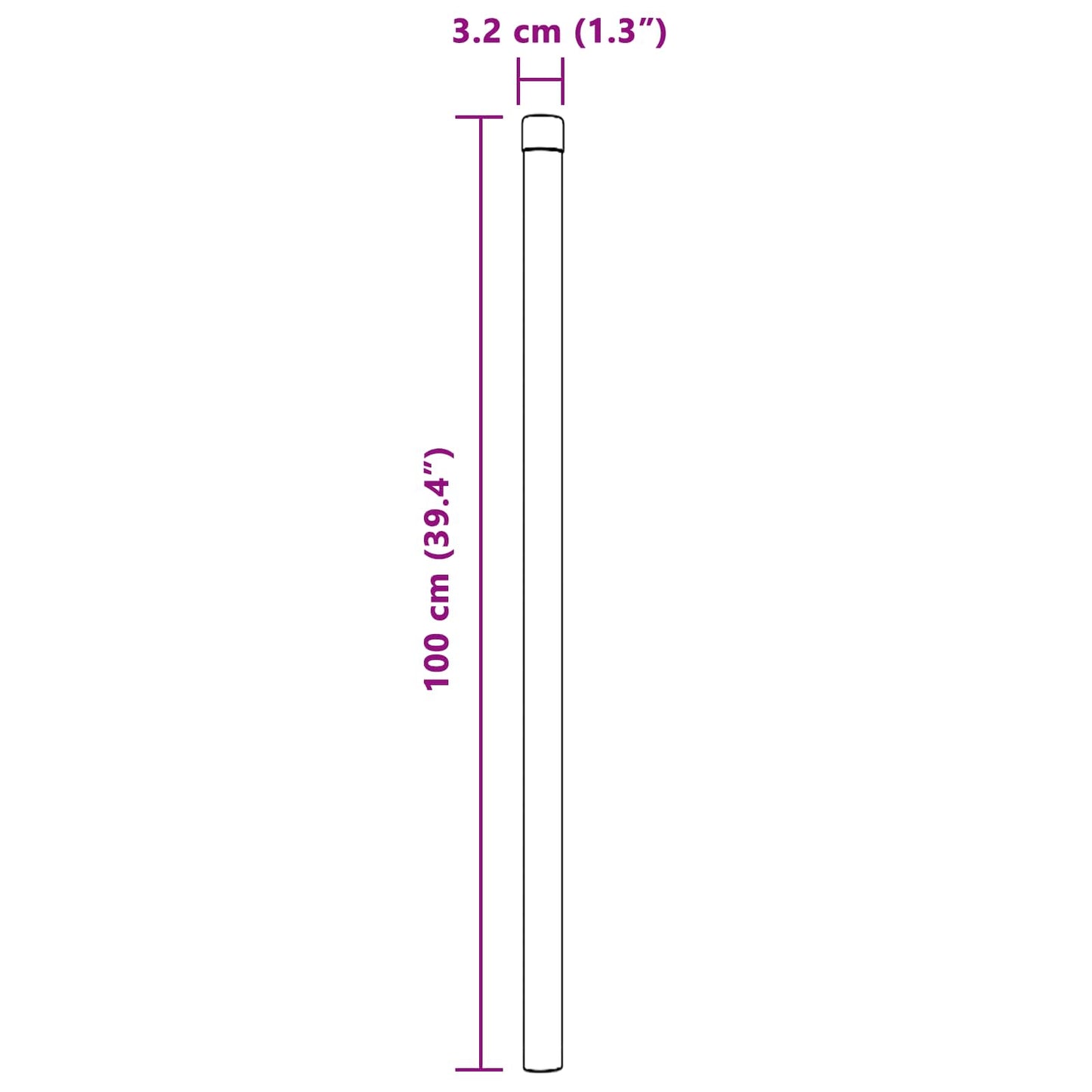 Fence Post 12 pcs Silver 100 cm Powder-coated steel