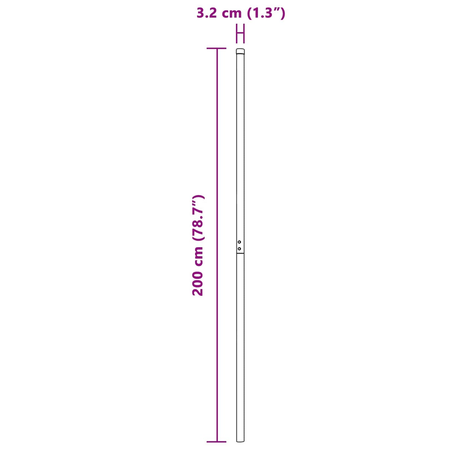 Fence Post 12 pcs Silver Powder-coated steel