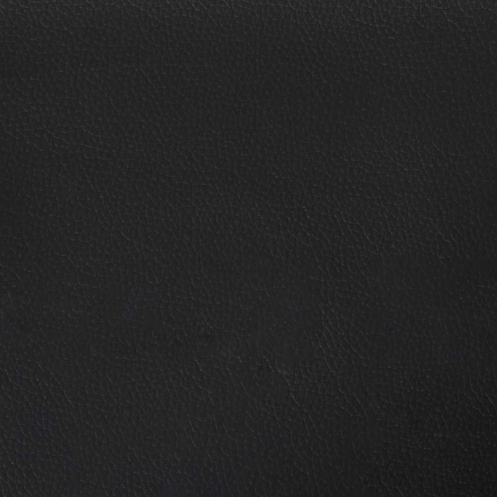 Chesterfield Sofa Black 174 x 74.5 x 70.5 cm Faux leather