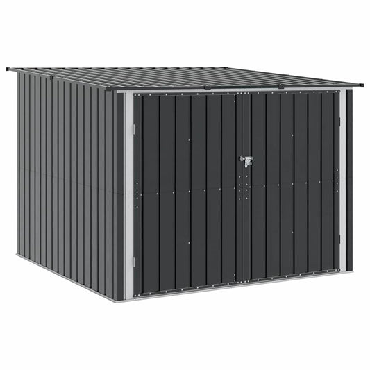 Bike Shed 3 pcs Anthracite 216 x 207 x 158 cm Metal