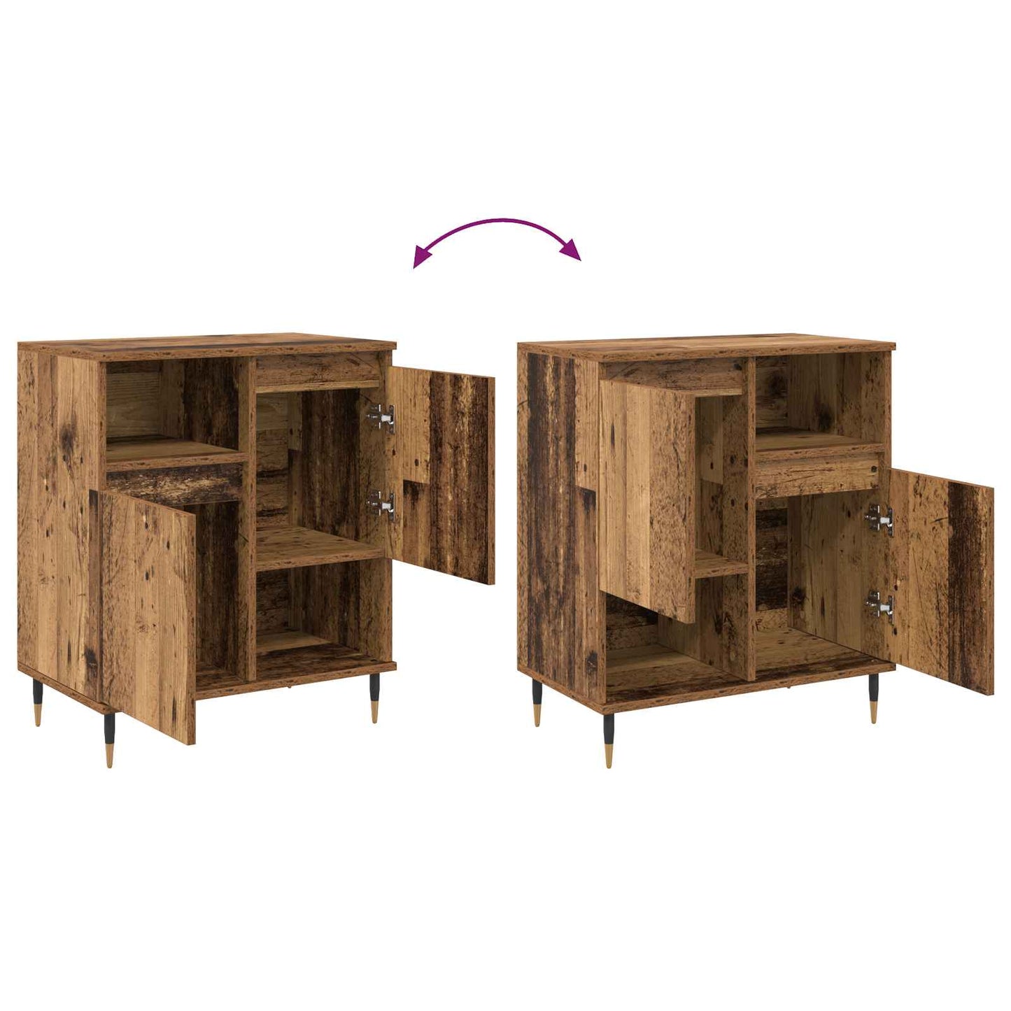 Sideboard Old Wood 60 x 35 x 70 cm