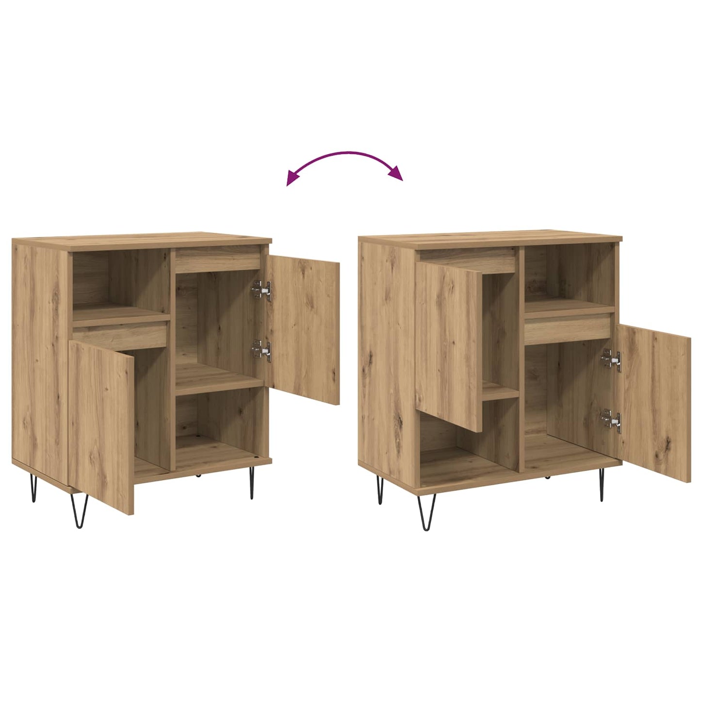 Sideboard Artisan Oak 60 x 35 x 70 cm
