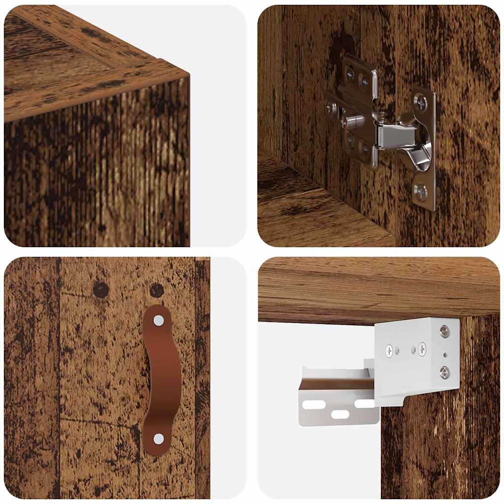 Wall Cabinet Old wood 60 x 31 x 60 cm Engineered wood