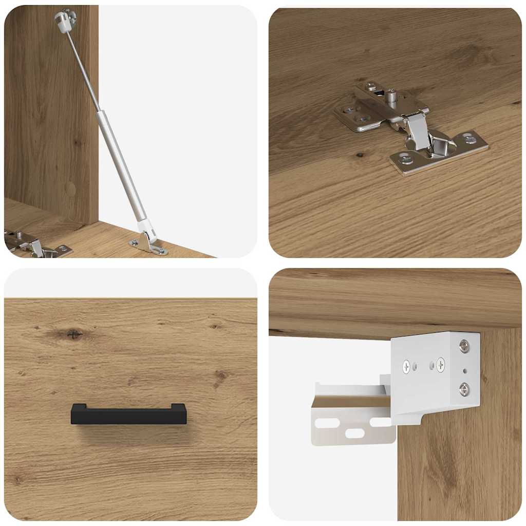 Wall Cabinet Artisan oak 60 x 36.5 x 35 cm Engineered wood
