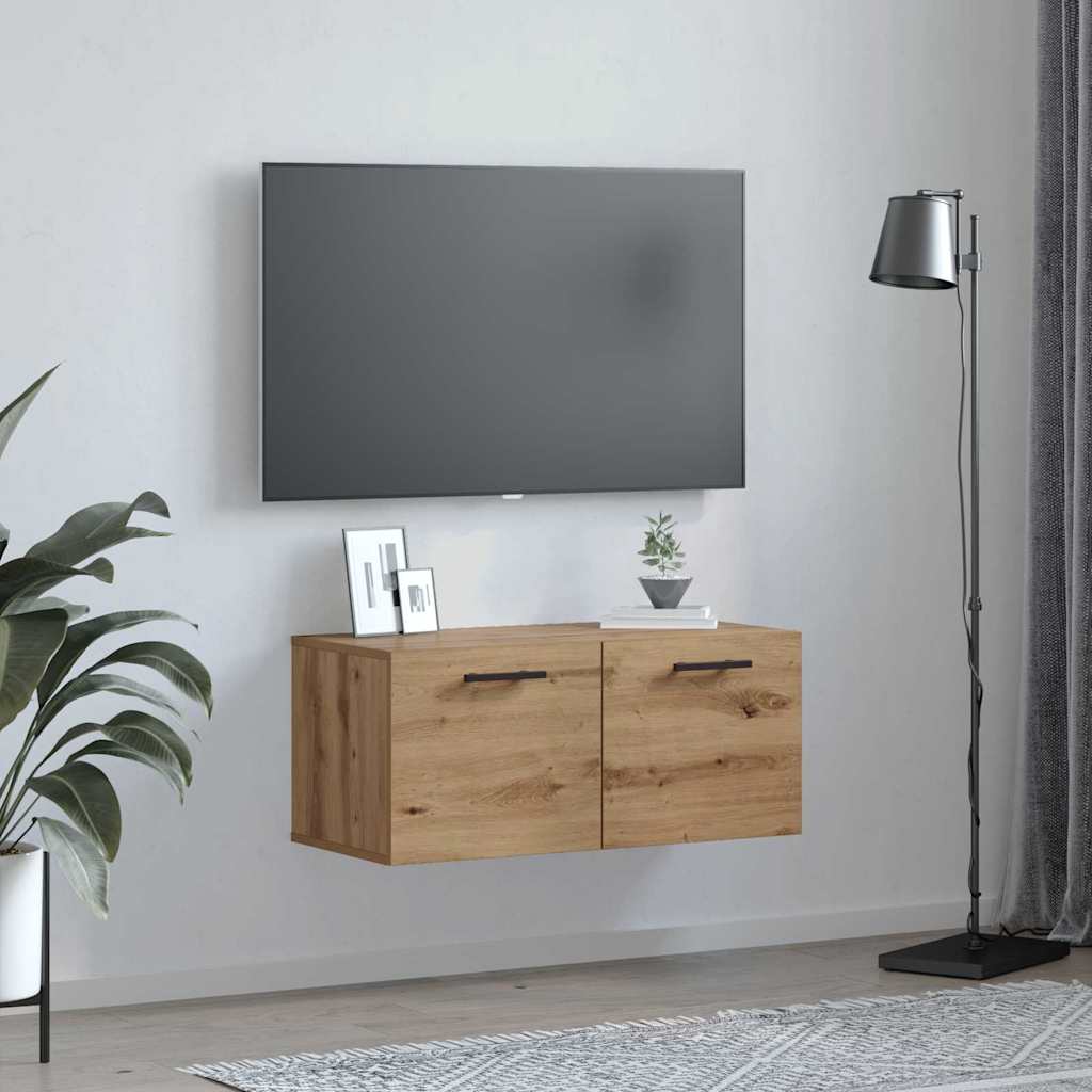 Wall Cabinet Artisan oak 80 x 36.5 x 35 cm Engineered wood