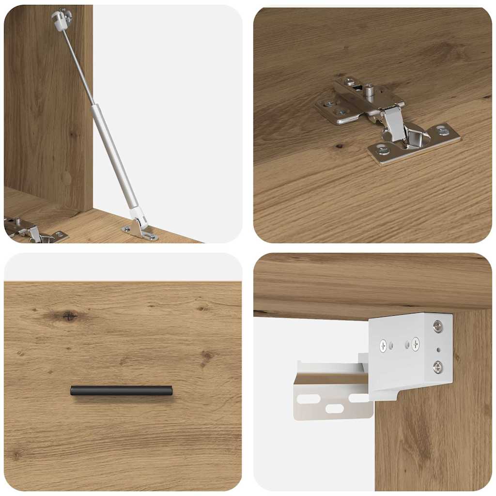 Wall Cabinet Artisan oak 100 x 36.5 x 35 cm Engineered wood