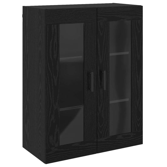 Sideboard Black Oak 69.5 x 34 x 90 cm Engineered Wood