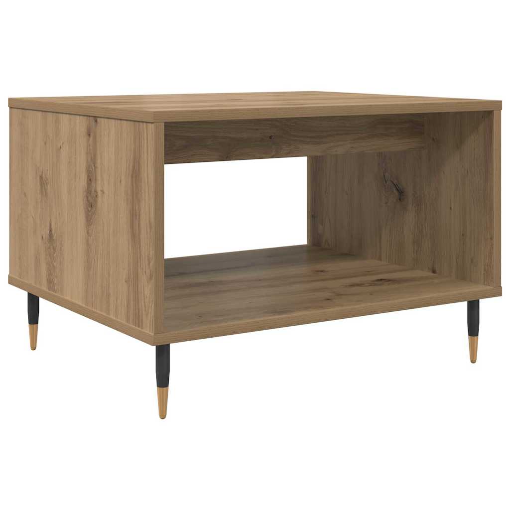 Coffee Table Artisan oak 60 x 50 x 40 cm Engineered wood